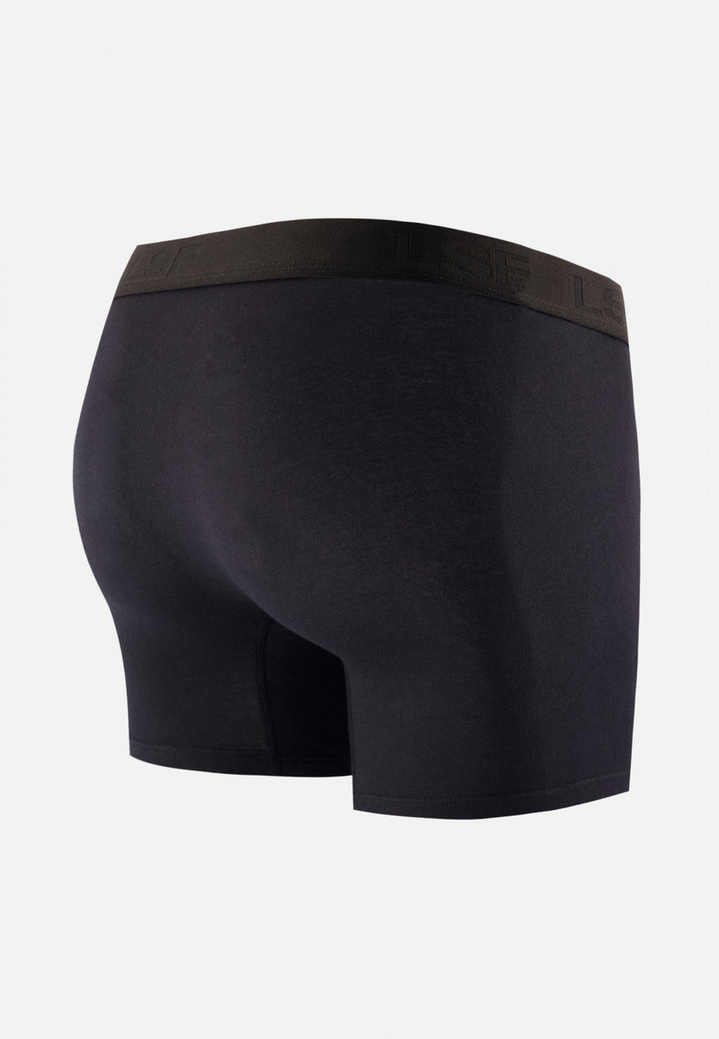 Michel Noir - Boxer Long En Coton