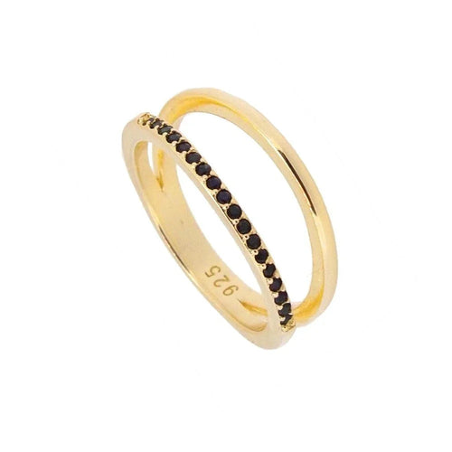 Bague Mellizos Black