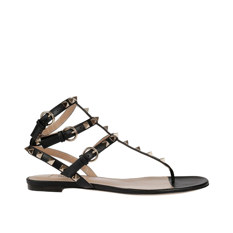 Sandales - Valentino Garavani Rockstud Flip-Flop - Black