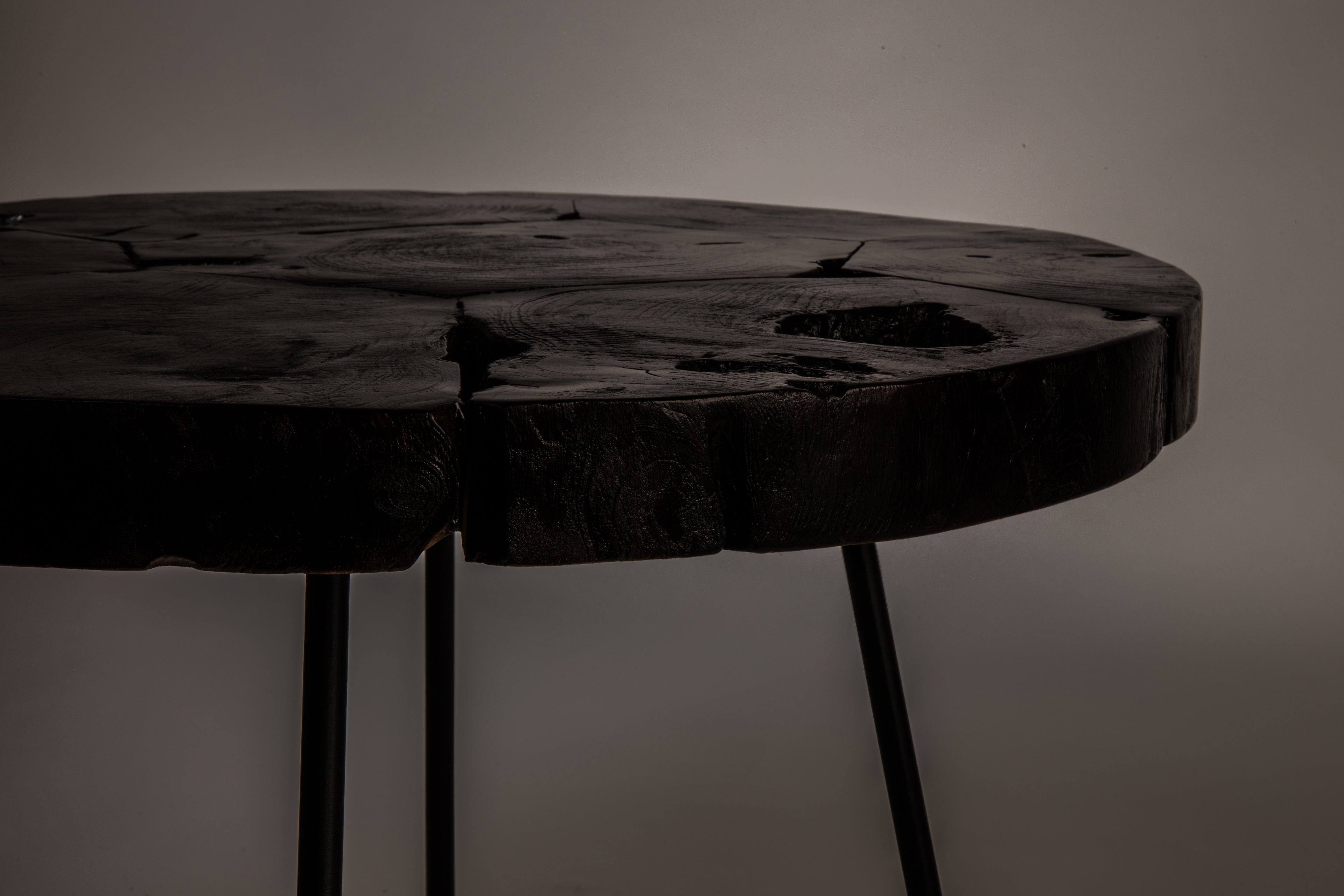 Kraton L - Side Table - Wood - Black