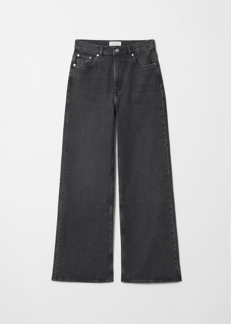 Vaqueros de corte ancho S3 (1) - Negro - Mujer