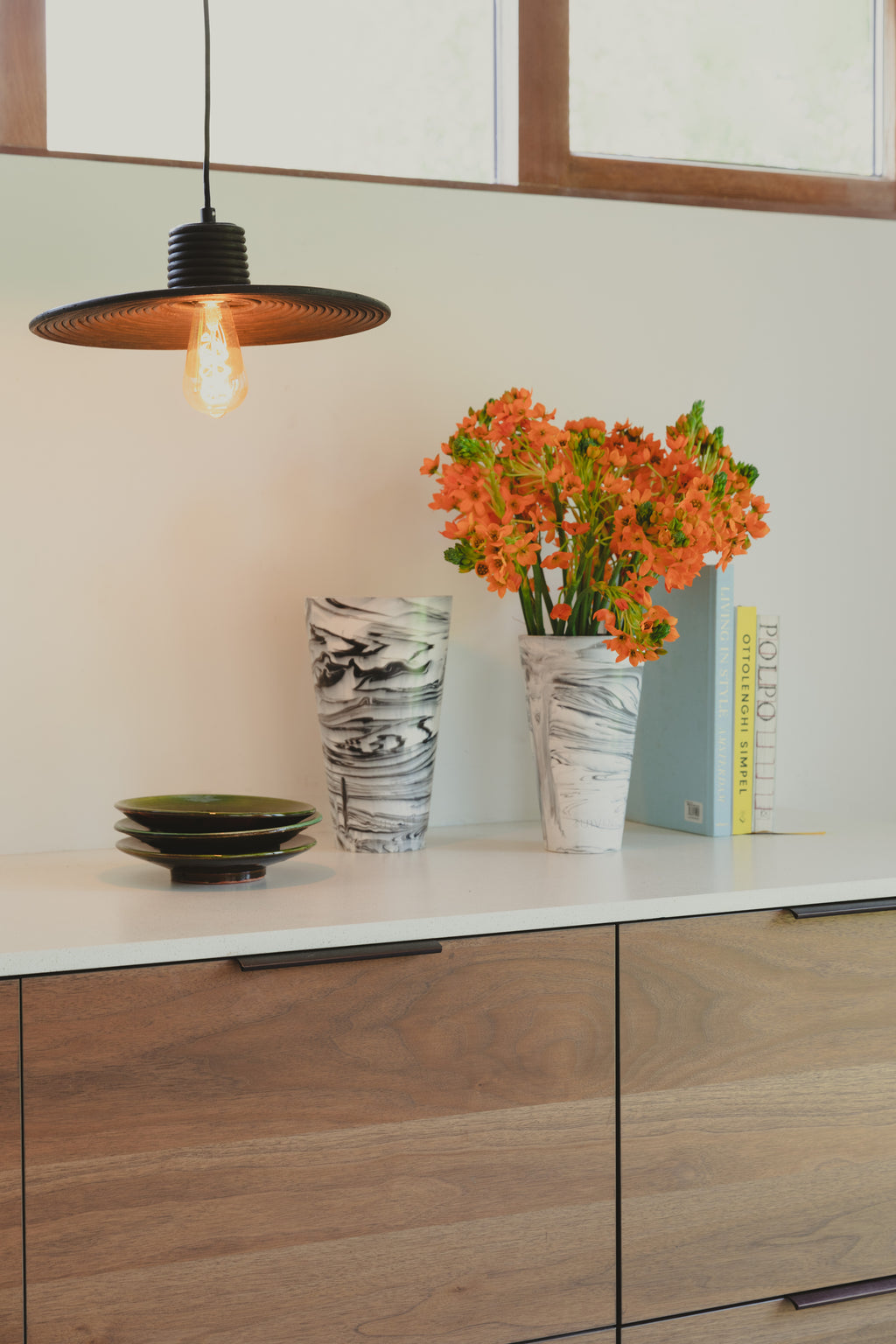 Balance S - Pendant Lamp - Rattan - Black