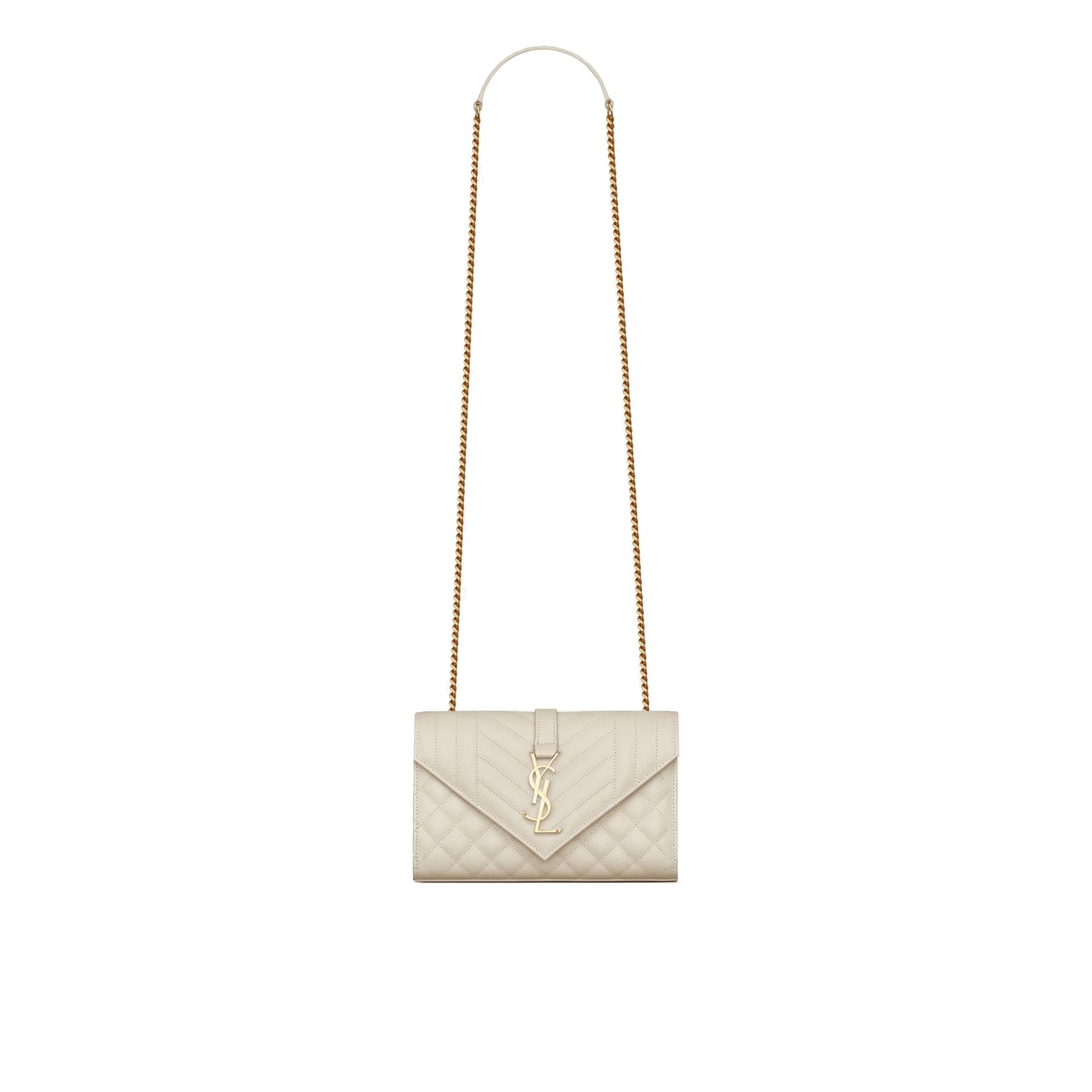 Saint Laurent - Envelope Small Bag - Women - Ivory