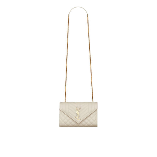 Sac Saint Laurent Envelope Small - Femme - Ivory