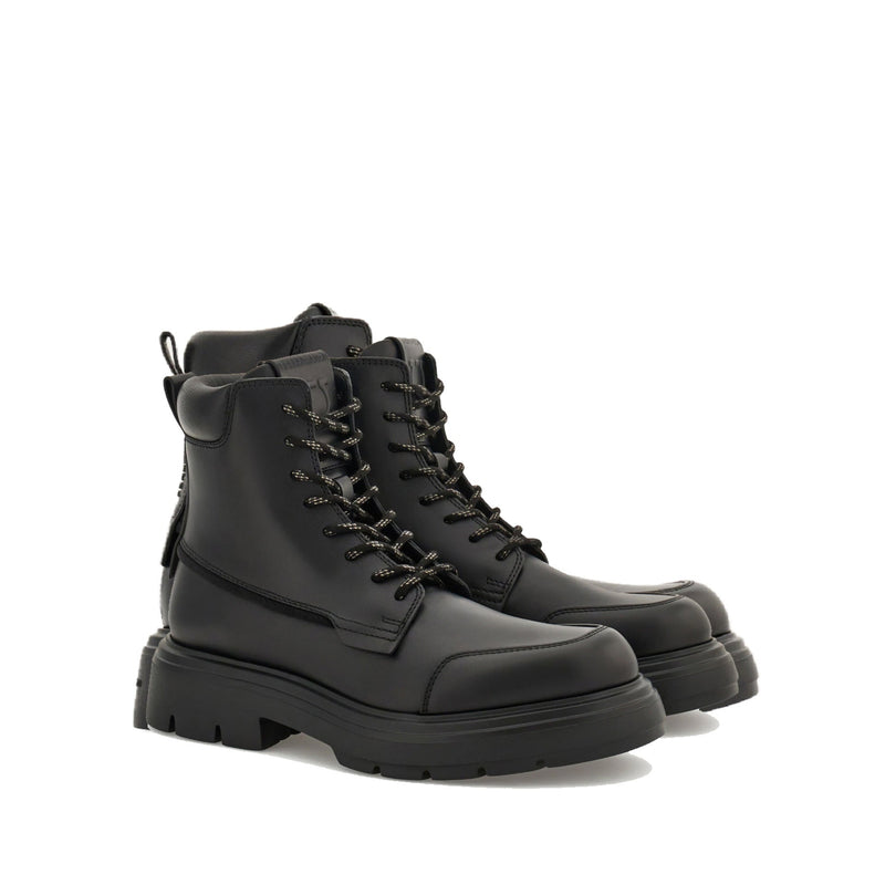 Bottes - Salvatore Ferragamo Lace-Up  - Black