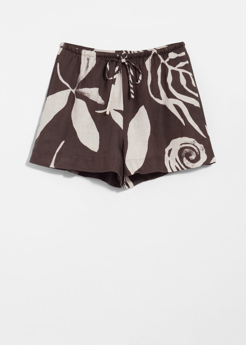 Shorts St Nadia Linen Shorts - Brown - Women