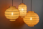Ming Ronde '45 - Pendant Lamp - Iron - White