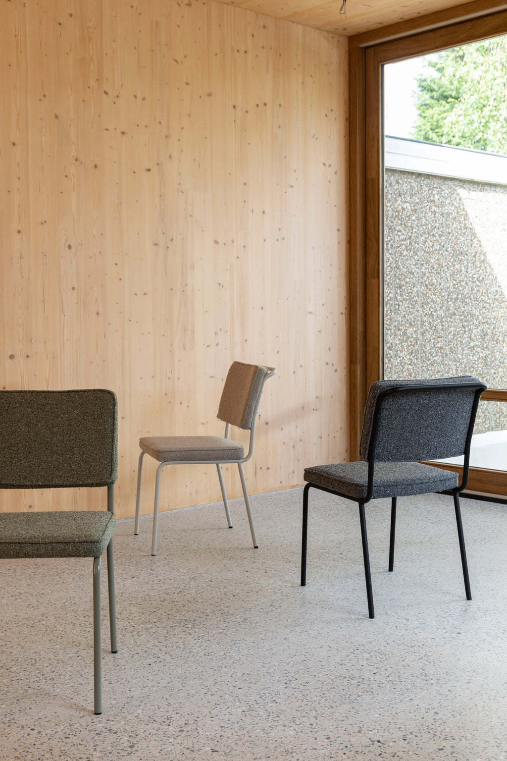 Buddy - Dining Chair - Fabric - Black