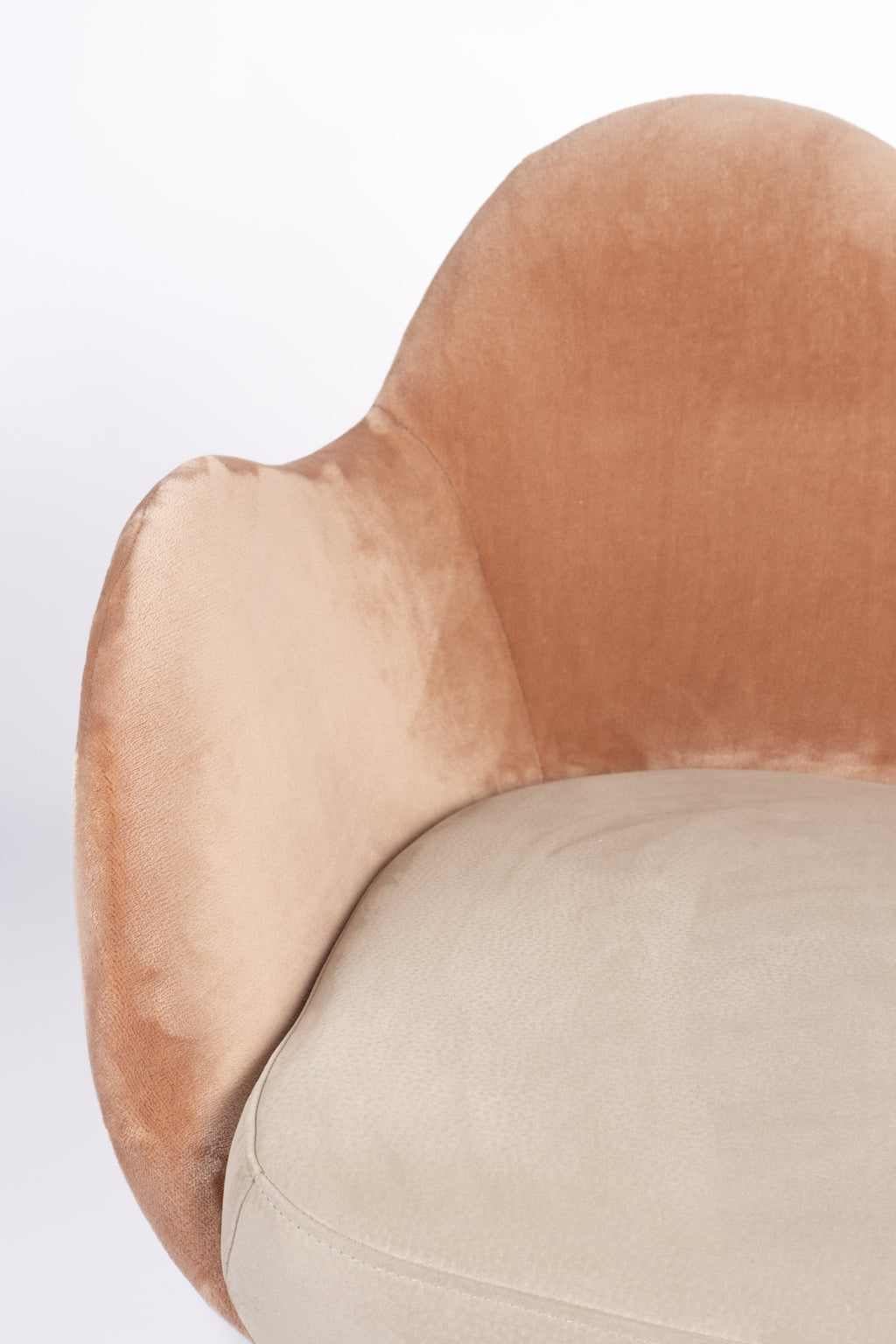 Friuli - Lounge Armchair - Fabric - Pink
