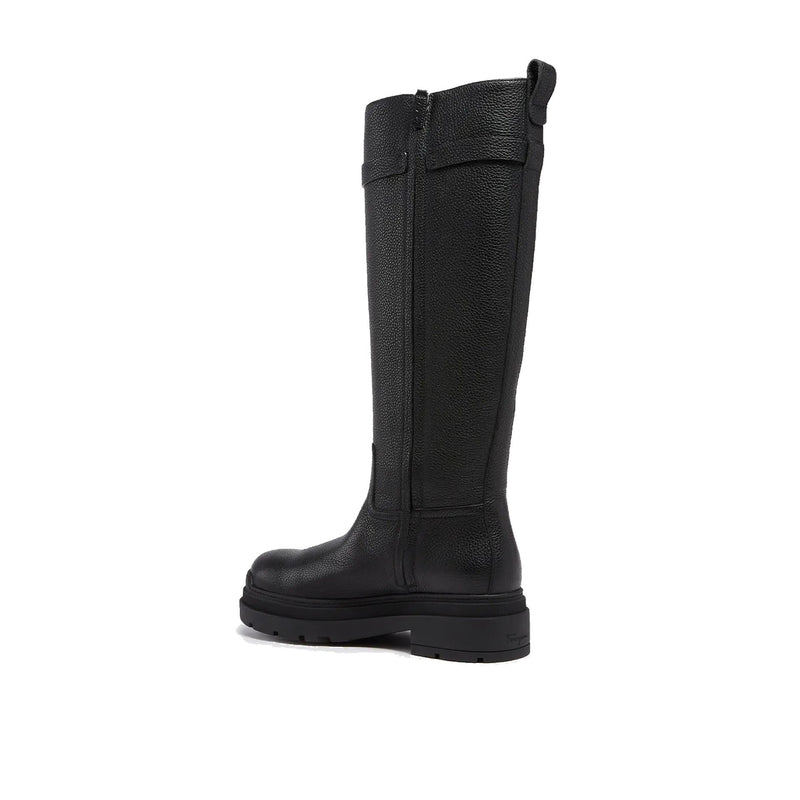 Bottes - Salvatore Ferragamo Leather  - Black