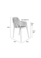 Albert Kuip - Outdoor Armchair - Aluminum - White