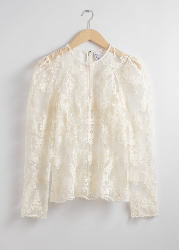 La Olsen-top – Hvid