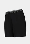 Bas De Pyjamas Court En Coton - Noir