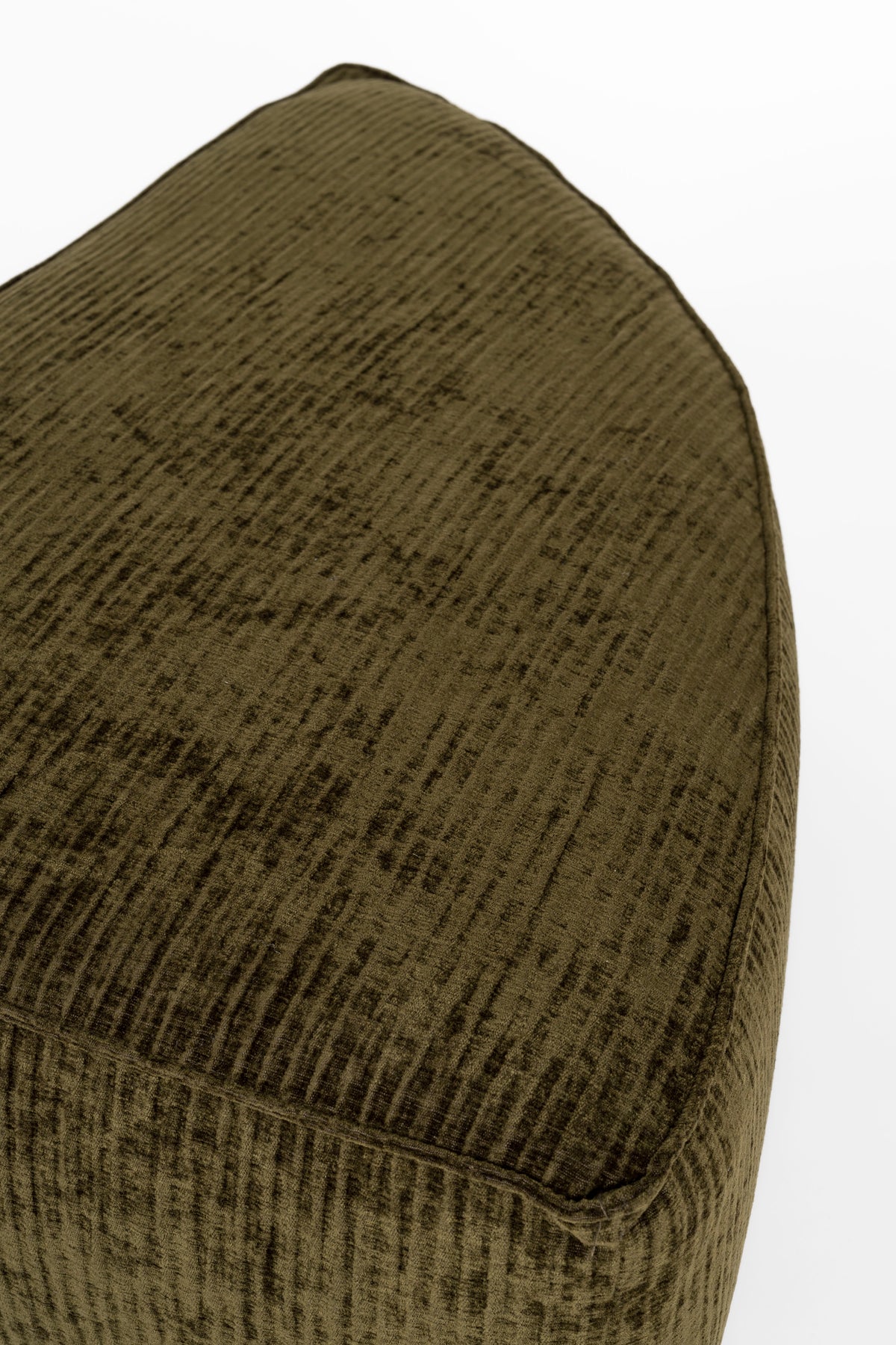 Hunter - Élément de canapé Pouf Pie gauche - Tissu - Vert forêt