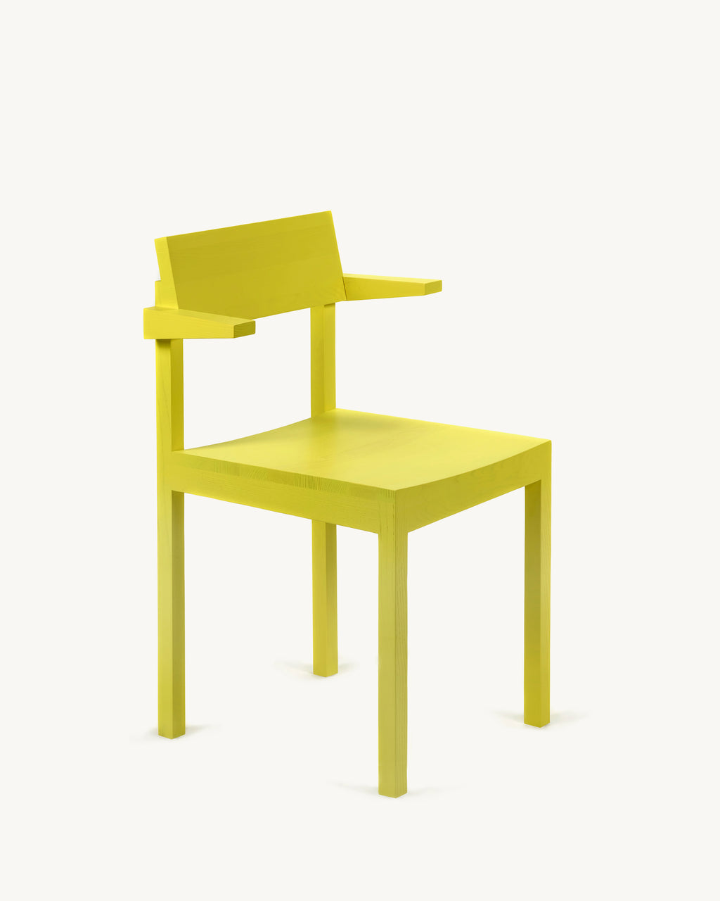 Silent - Chaise À Accoudoirs - Frêne - Sun