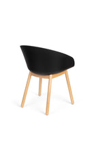 Void - Dining Room Armchair - Polypropylene Plastic - Black Oak