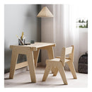 Duo Table & Chaise Évolutives – Nature