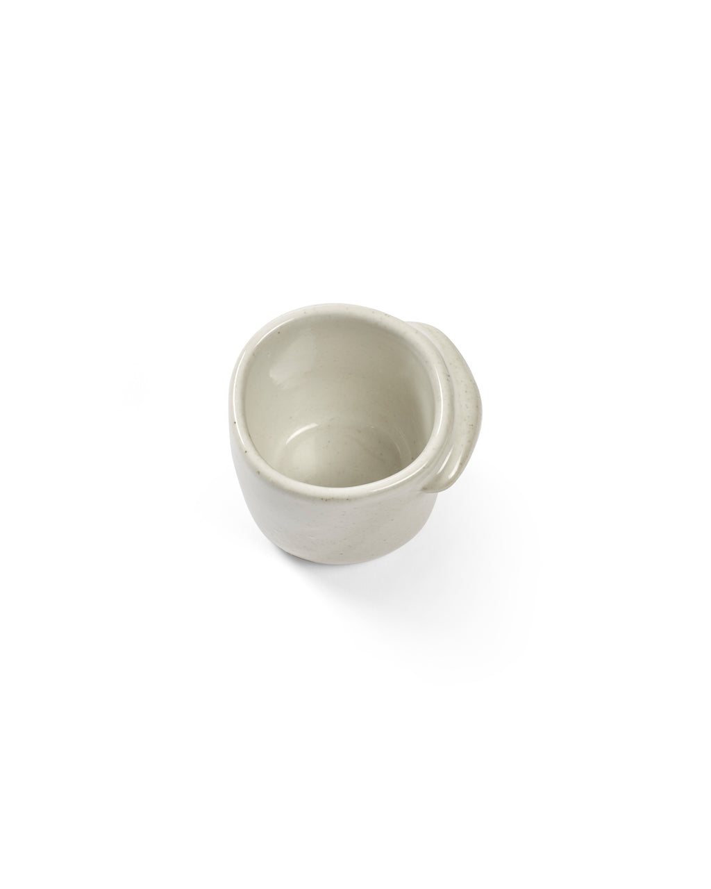Out Of Lines - Lot De 2 Tasses À Expresso Sans Anse - Grès - Blanc Cassé