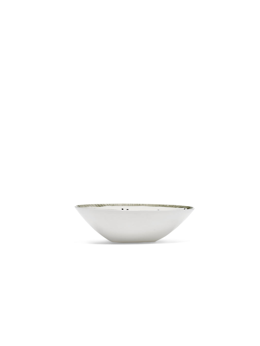 Midnight Flowers - Lot De 2 Bols Bas - M - Porcelaine Bone China - Fiore Rosa