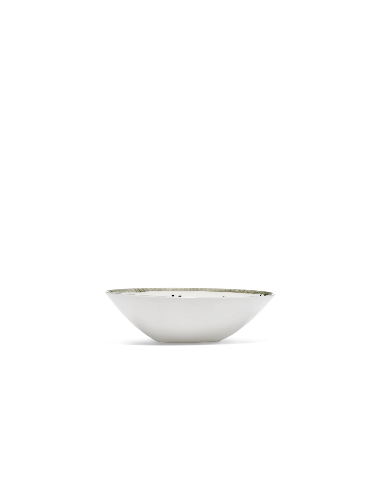 Midnight Flowers - Lot De 2 Bols Bas - M - Porcelaine Bone China - Fiore Rosa