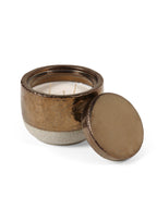 Candles Charred Santal - Bougie D'ambiance - M - Cire De Soja Et Paraffine - Or