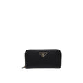 Prada - Cartera de piel con logo - Mujeres - Negro