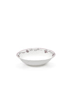 Midnight Flowers - Lot De 2 Bols Bas - L - Porcelaine Bone China - Foncé Viola