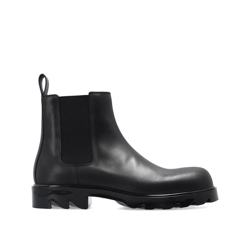 Bottes - Bottega Veneta Leather Ankle  - Black