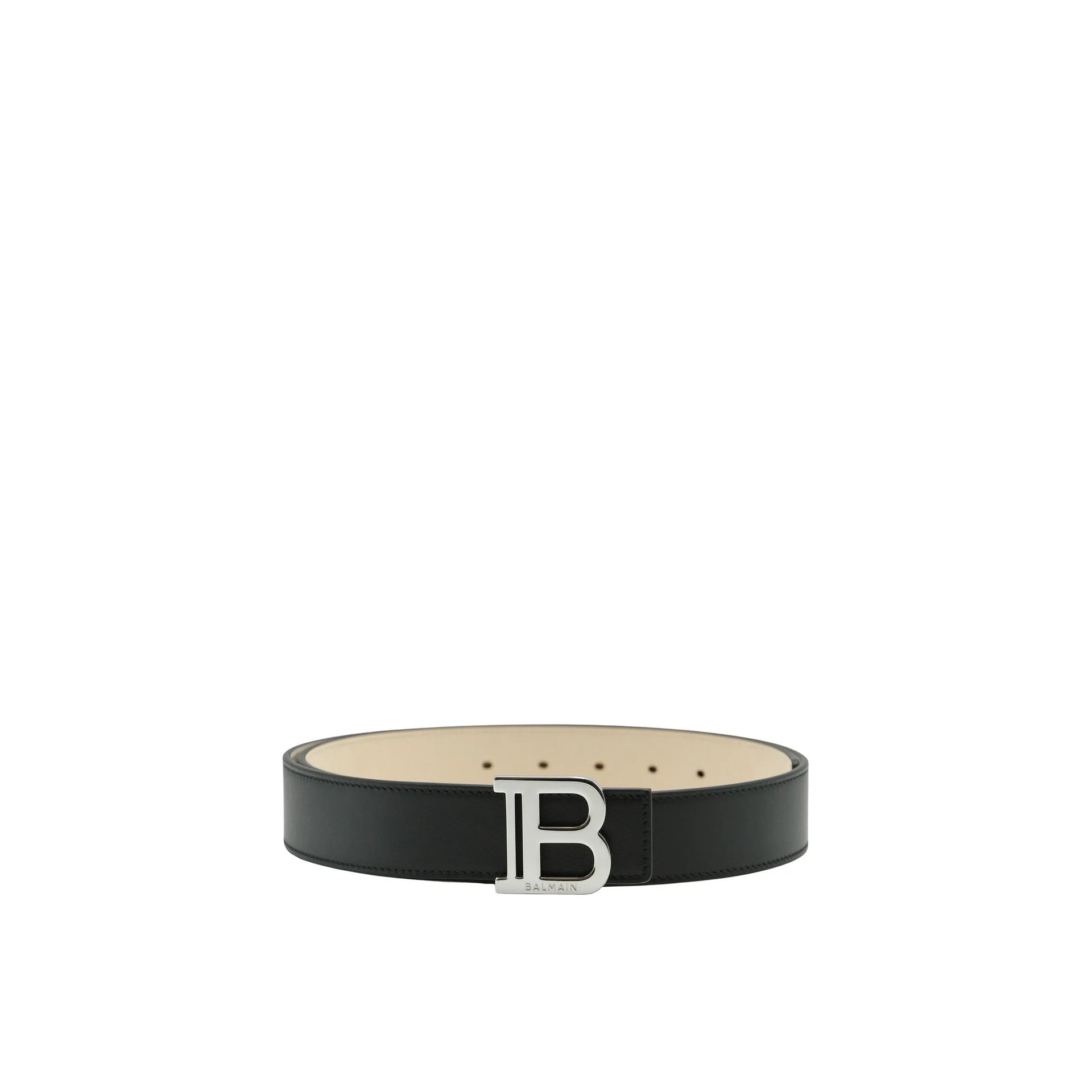 Balmain - Cinturón de piel - Hombres - Negro