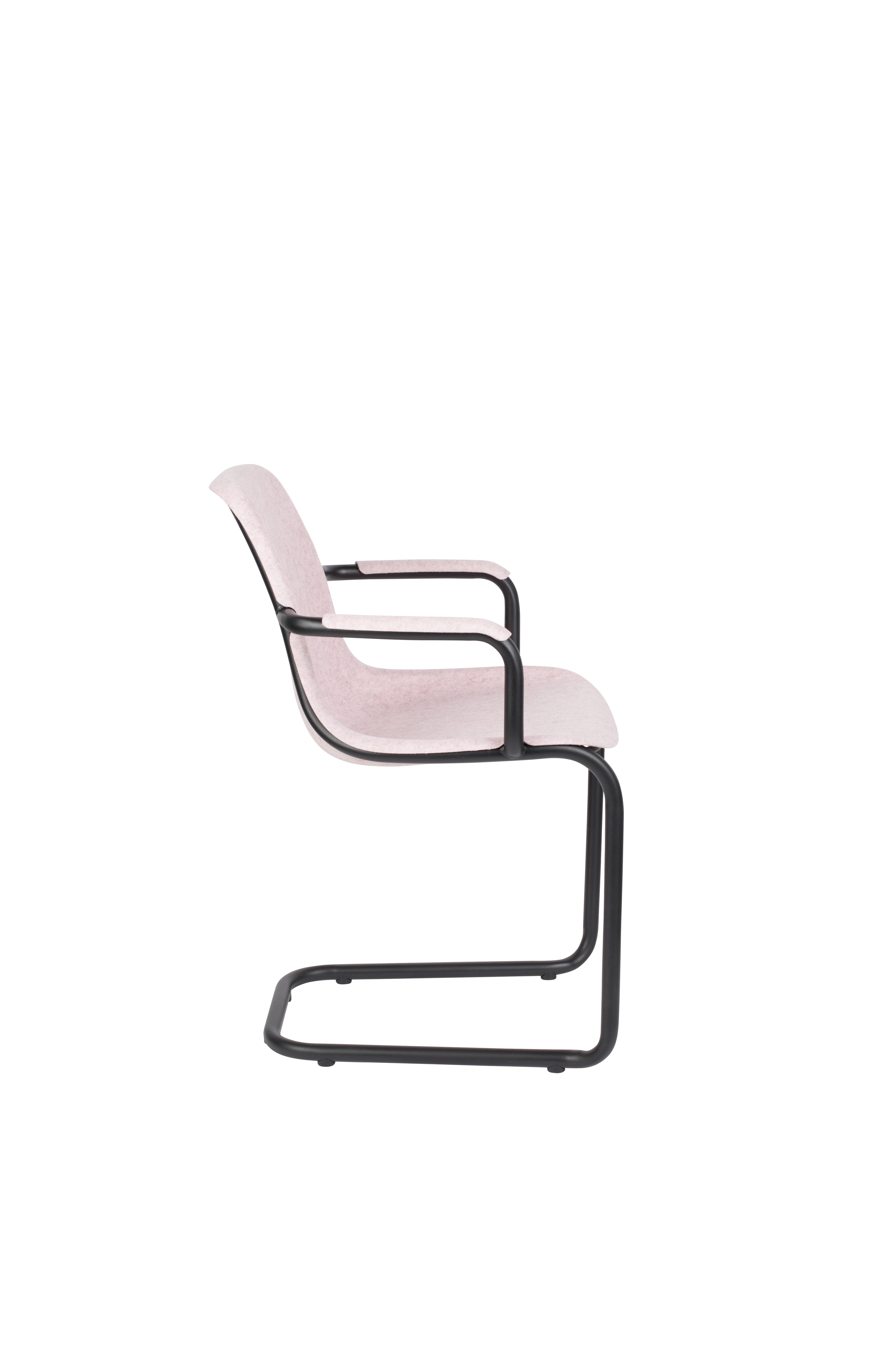 Thirsty - Fauteuil De Salle À Manger - Plastique recyclé - Rose Pâle