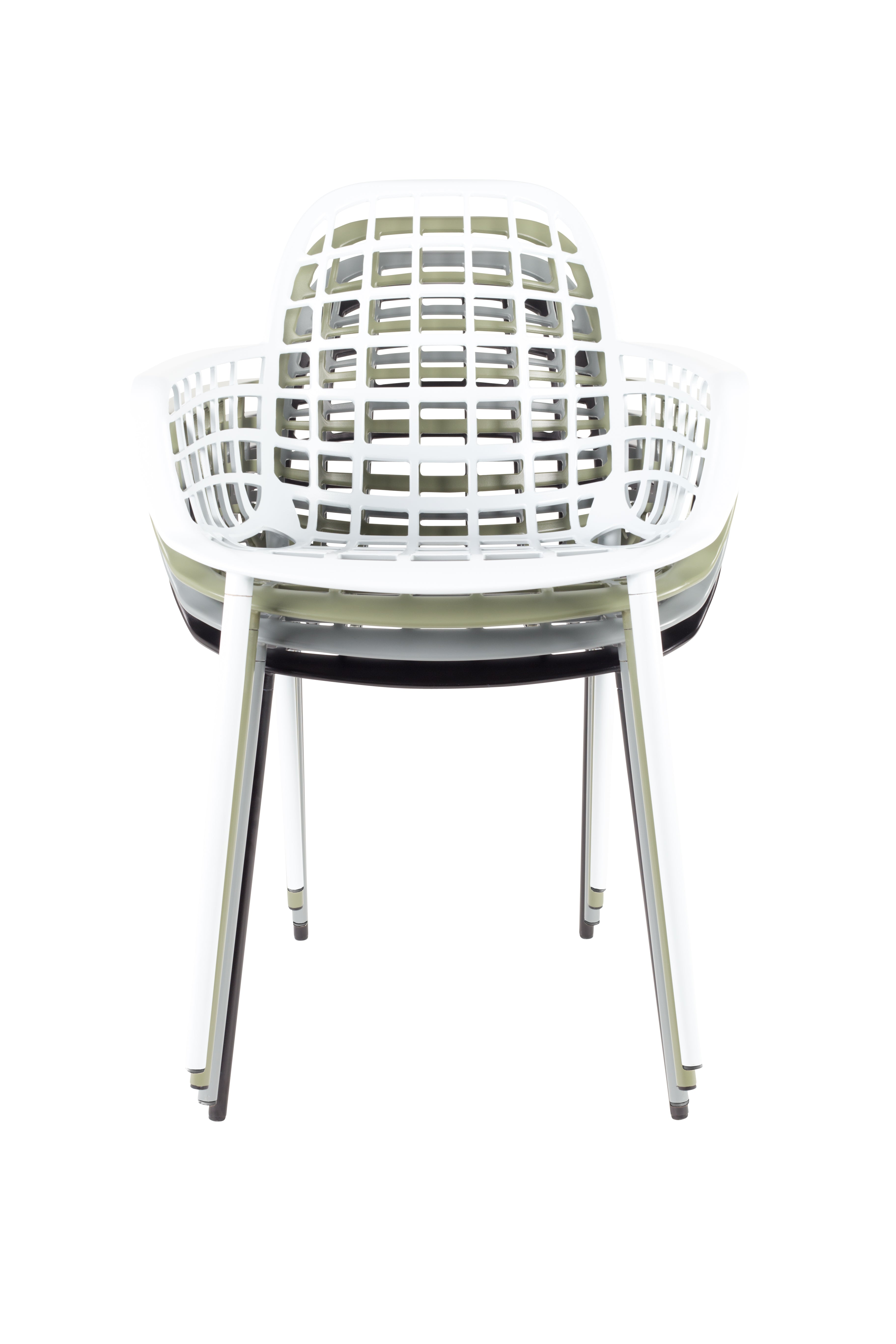 Albert Kuip - Outdoor Armchair - Aluminum - White