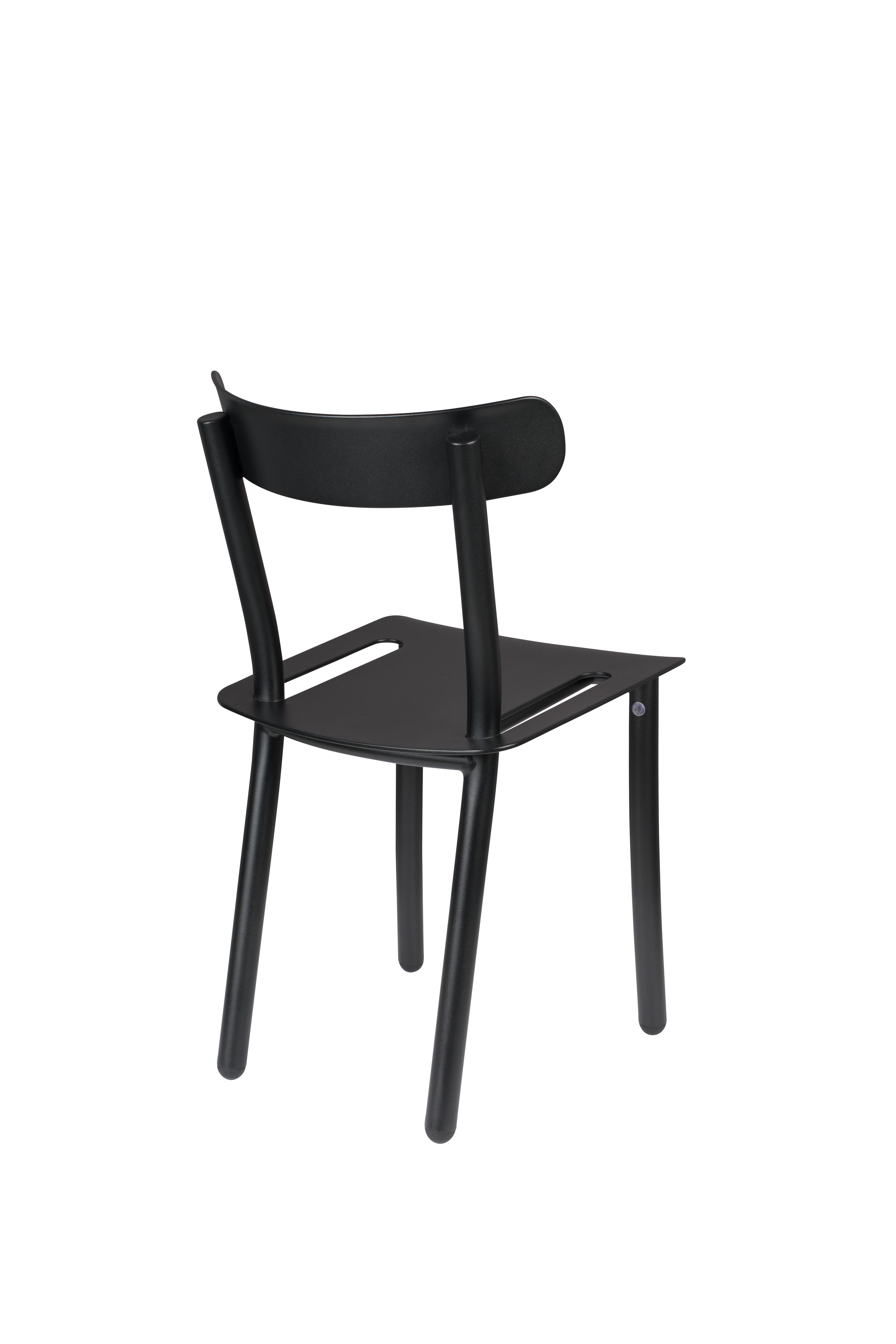 Friday - Outdoor Chair - Aluminum - Black