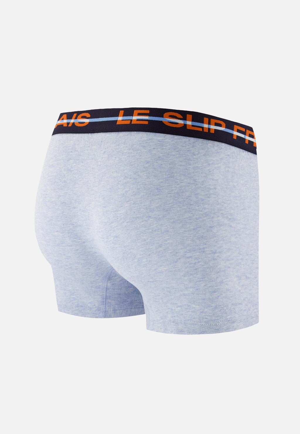 Redoutable Cotton Boxer Shorts - Marl Sky Blue