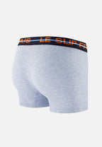 Redoutable Cotton Boxer Shorts - Marl Sky Blue