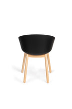 Void - Dining Room Armchair - Polypropylene Plastic - Black Oak