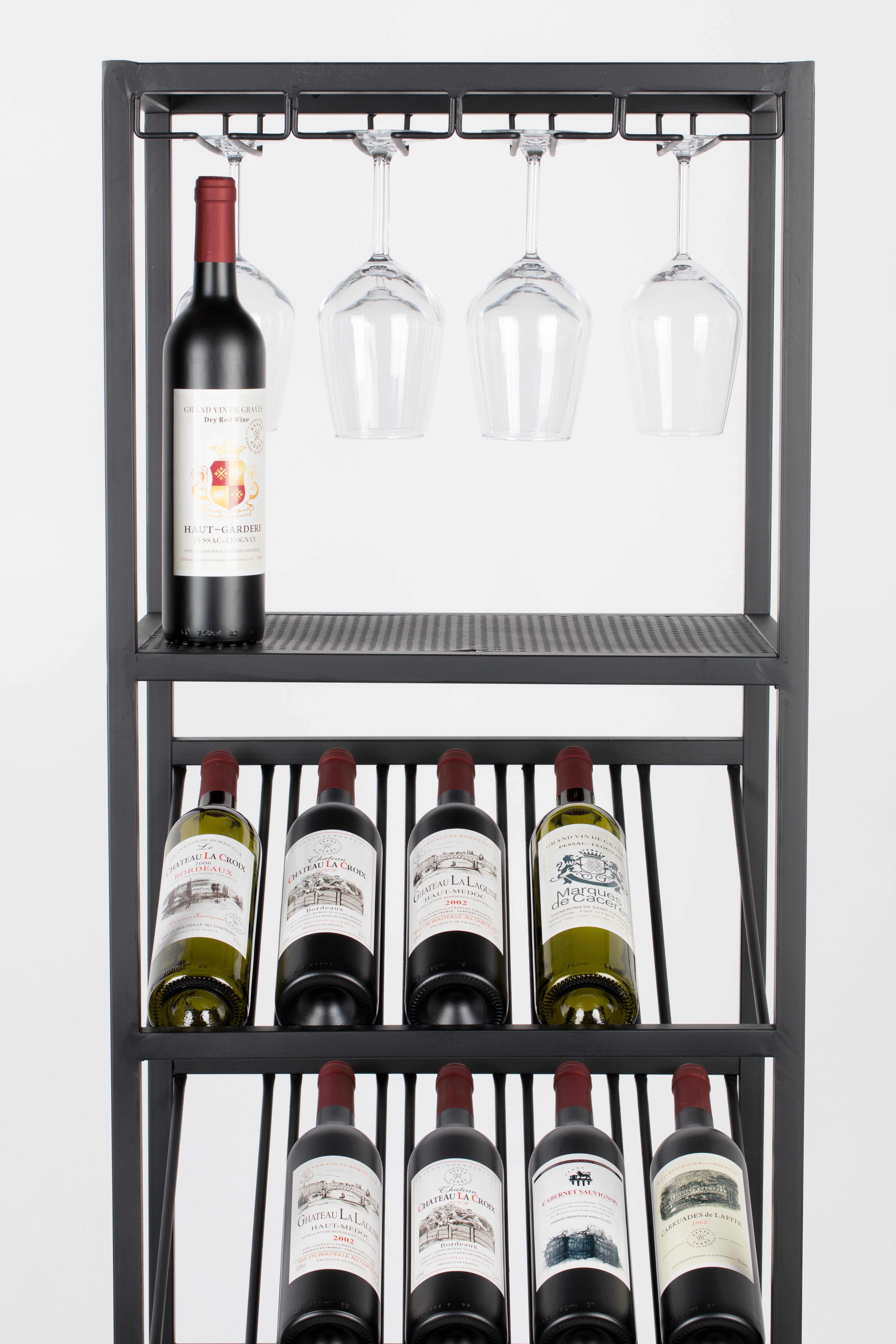 Cantor Shelf S - Wine Cabinet - Iron - Black