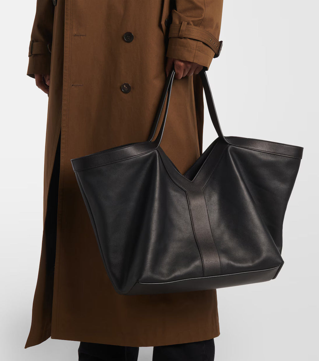 Saint Laurent Tote Y Leather Bag – Black – Dam