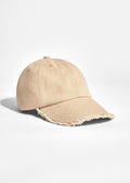 Kappe mit Fransen Josefin - Beige