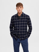 Chemise En Flanelle - Dark Sapphire - Homme