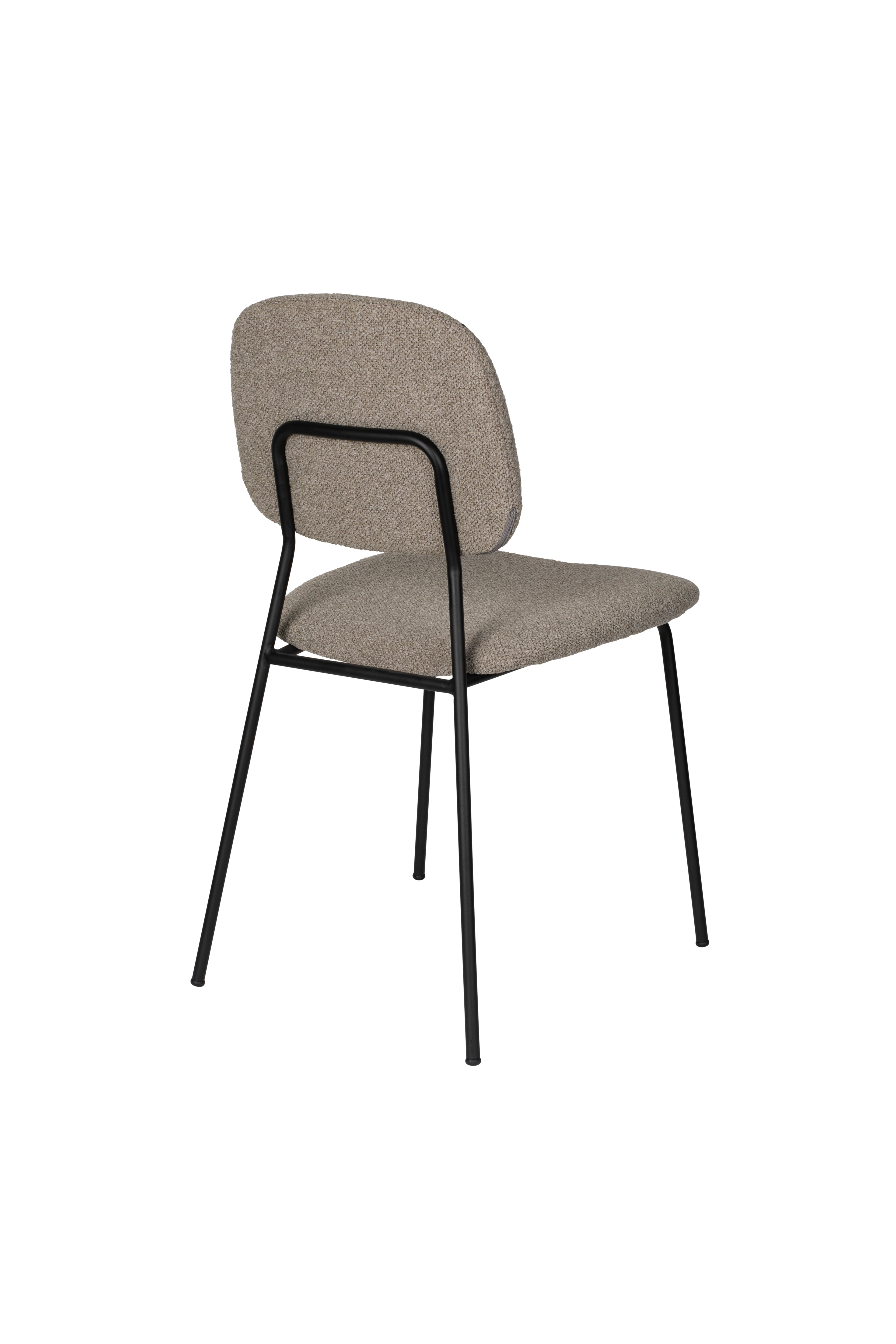 Roos - Dining Room Chair - Metal - Warm Beige