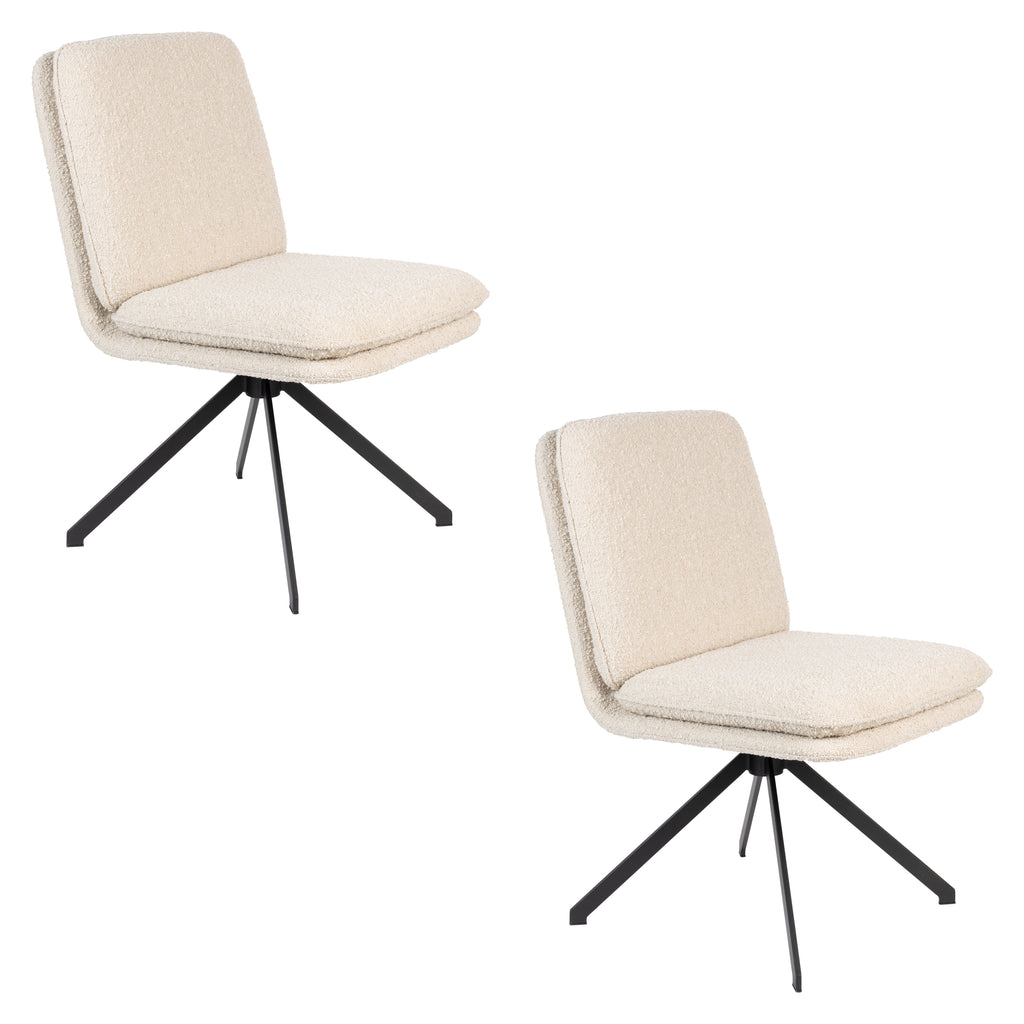 Tyler - Dining Chair - Fabric - White