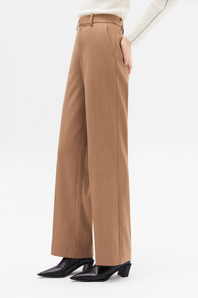 Lily - Pantalon - Marron Cacao