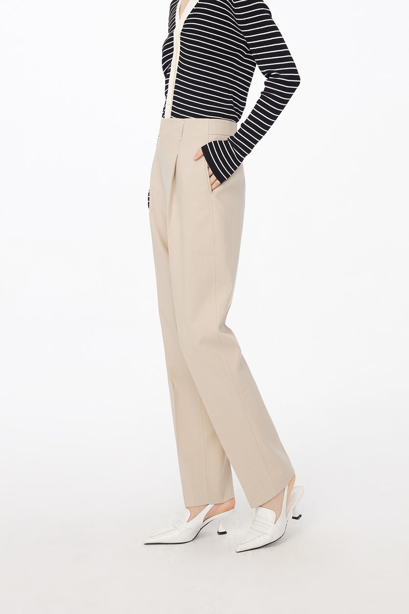 Lily - Pantalon - Beige