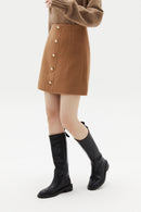 Lily - Jupe - Marron Cacao