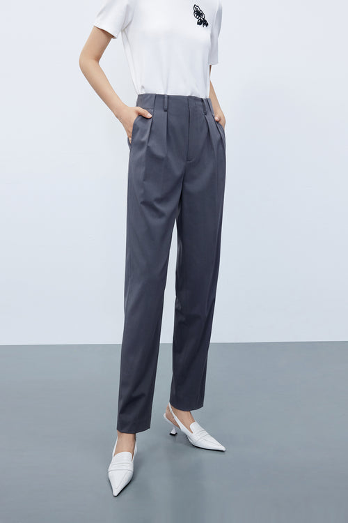 Lily - Pantalon - Gris