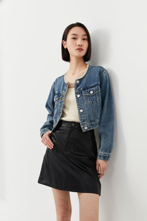 Lily - Veste - Bleu Denim