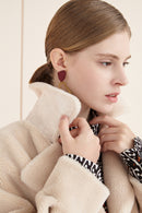 Lily - Manteau De Fourrure - Or Clair