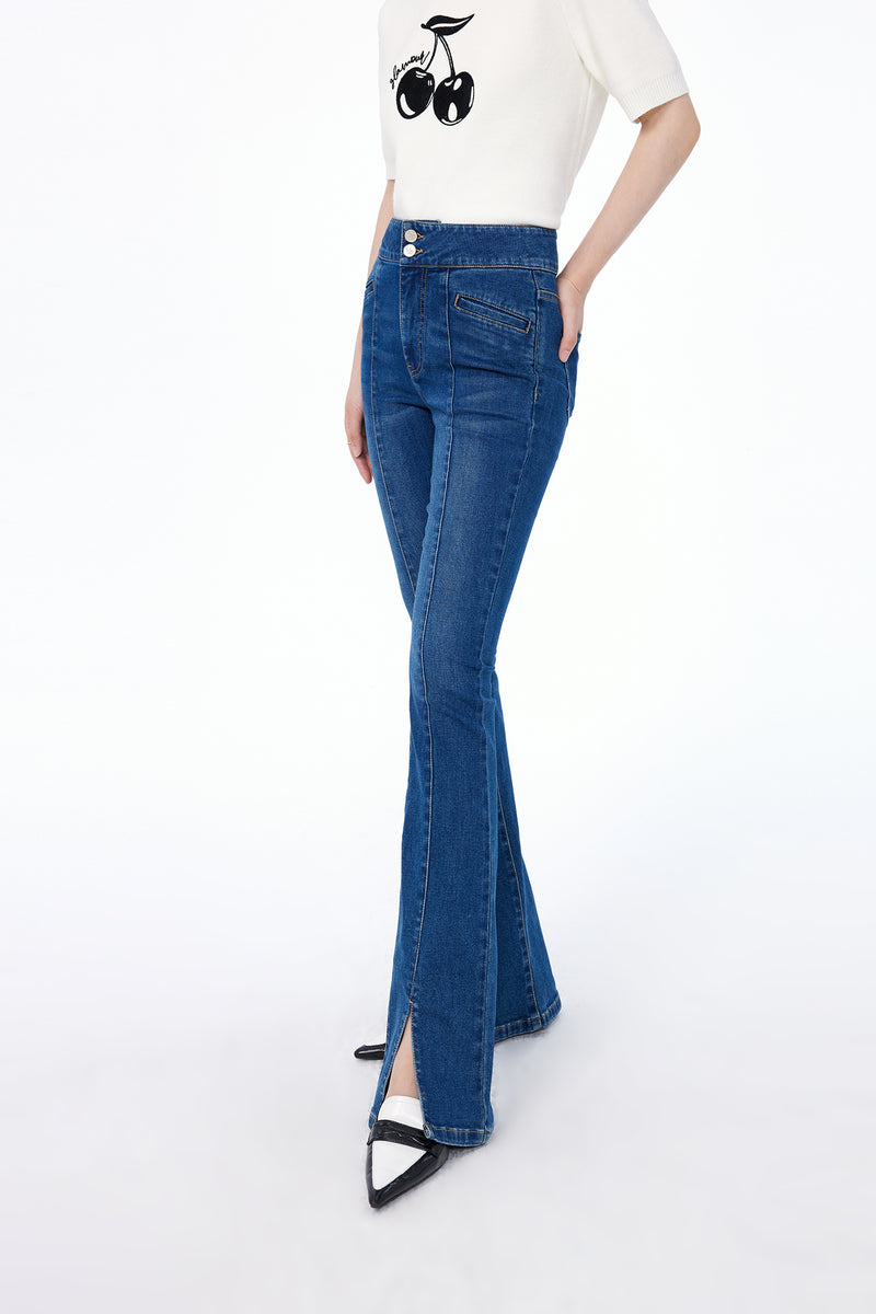 Lily - Pantalon - Bleu Foncé