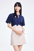 Lily - T-Shirt - Bleu Marine