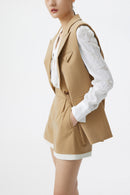 Lily - Gilet - Gris Kaki